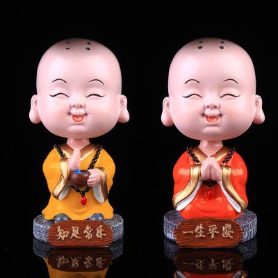 摇头小和尚汽车摆件车内饰品车载公仔车用车子小车车饰车上装饰品