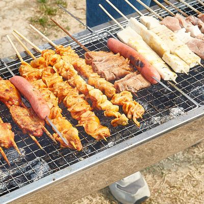 烧烤料全套竹签箱串肉神器工具穿串器铁板烧工具酒精块签炉奥尔良
