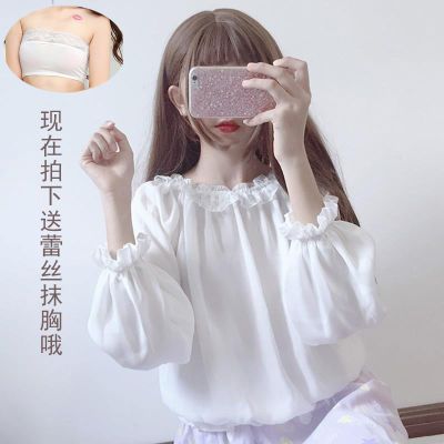 长款衬衫女可爱女生上衣宽松女学生外搭女中款夏防晒雪纺裙夏季性