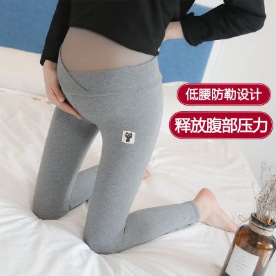 孕妇裤秋装时尚低腰打底裤小猫孕妇显瘦修身小脚百搭外穿孕妇裤子