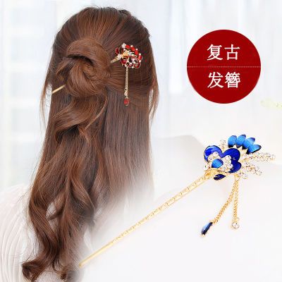 发簪古典簪子复古宫廷风百搭发饰新娘流苏步摇盘发饰女士饰品韩版