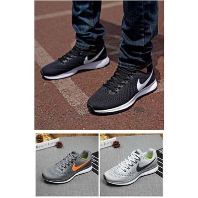 2018新款耐克nike男鞋女鞋登月运动鞋ZOOM慢跑鞋透气黑气垫跑步鞋