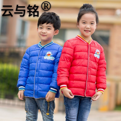 2018冬裝新款男女童羽絨棉服兒童羽絨棉內膽上衣保暖加厚棉衣外套