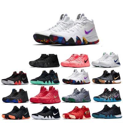 Nike Kyrie4欧文4代炫彩NCAA全明星黑红黑橙男女篮球鞋943807-10
