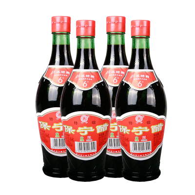 四川特产保宁川派酵醋四川阆中特产酿造特级保宁醋430ml*4食用醋