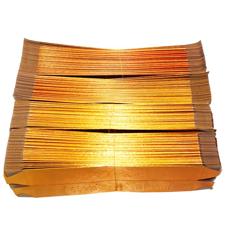 大金条金条免粘金条金砖元宝纸金元宝纸钱烧纸冥币批发祭祀用品