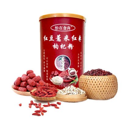 红豆薏米红枣粉罐装祛湿减肥瘦身即食五谷粗粮早餐晚餐代餐粉500g