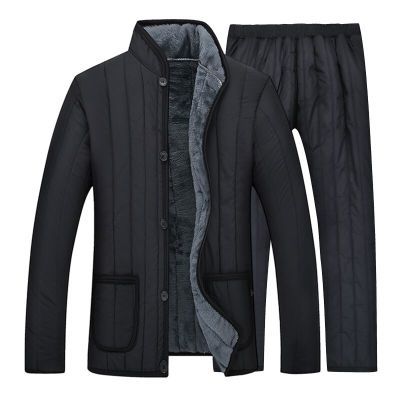 【海森堡】中老年男士爸爸貼身內穿加絨棉服小棉襖綿衣內膽