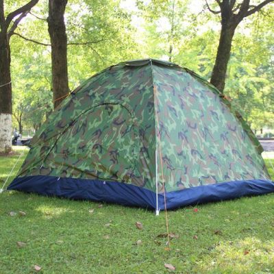 野营用品儿童帐篷露营2人4人防雨郊游套装成人2人露营全自动速开3