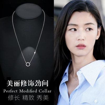 ÏîÁ´Å®s925´¿Òø¶Ì¿îËø¹Ç¾±Á´ÏîÁ´À¶É«´óº£µõ×¹ÈÕº«¹ú¼òÔ¼ÉúÈÕÊÎÆ·