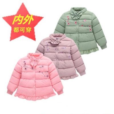 兒童小棉襖外套女寶寶保暖羽絨棉服小孩韓版棉衣童裝內膽秋冬反季