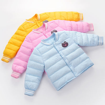 兒童棉服男童女童棉衣外套2018新款寶寶冬季棉襖中小童棉內膽