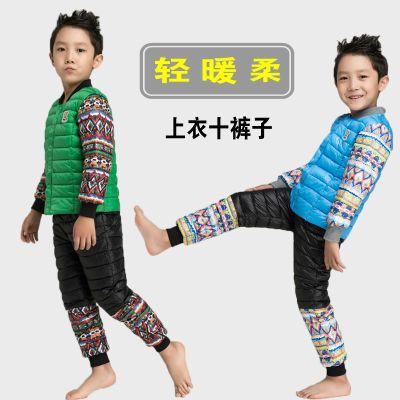 新款兒童棉衣內膽男女童羽絨棉服保暖套裝小寶寶輕薄款棉襖外套冬