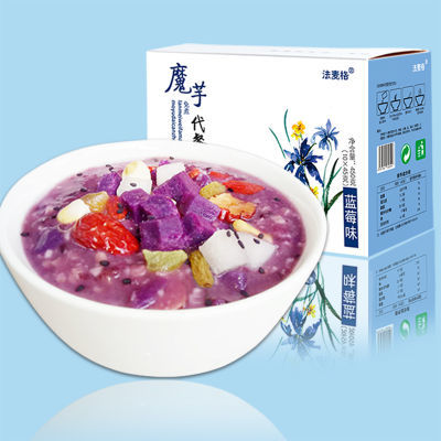 免煮减肥瘦身魔芋代餐粥低脂素食低热杂粮饱腹代餐粉水果麦片450g