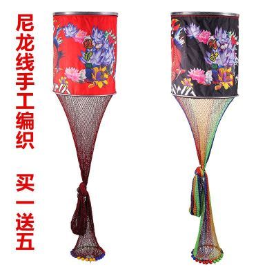 黑坑鱼护网尼龙线手工编织鱼护速干不锈钢鱼护网兜钓鱼用品鱼护网