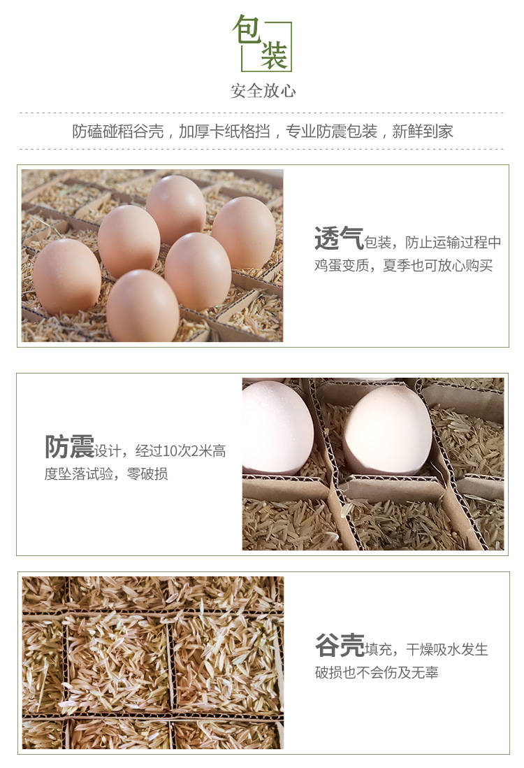 【新鲜鸡蛋】 农家散养土鸡蛋新鲜柴鸡蛋新鲜鸡蛋15枚