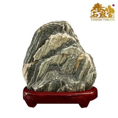 泰山石敢当天然泰山原石头风水招财摆件镇宅补角开光办公室靠山石