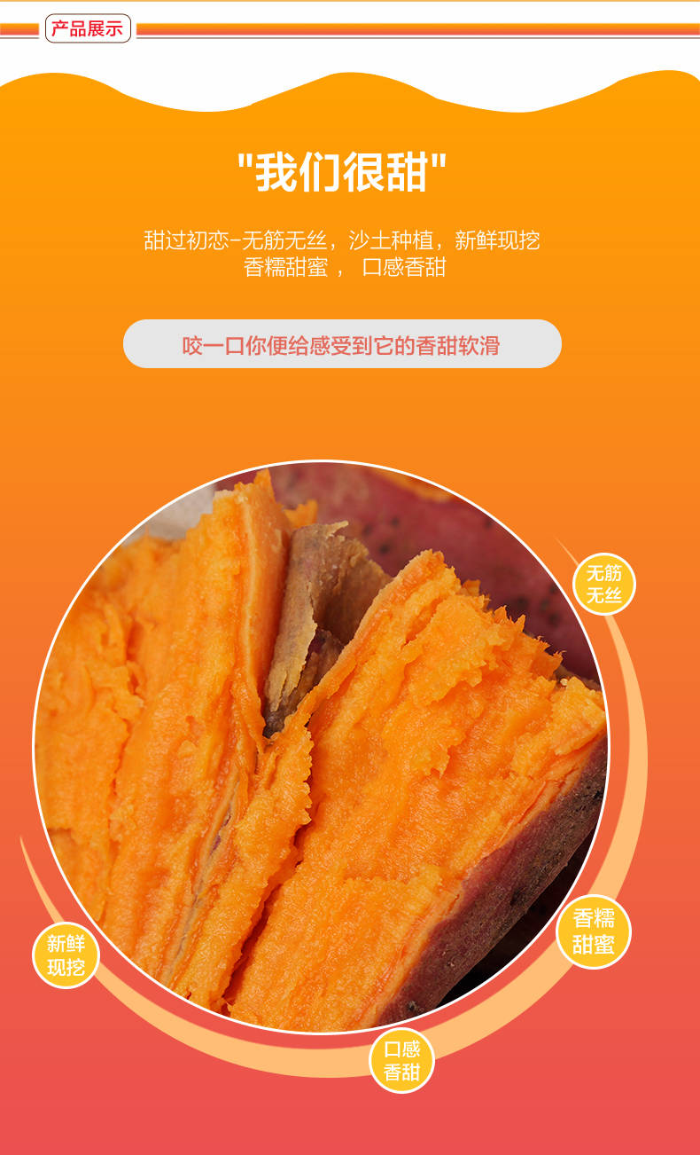 【香甜软糯】红薯新鲜精品西瓜红蜜薯番薯地瓜蔬菜批发2/5/10斤