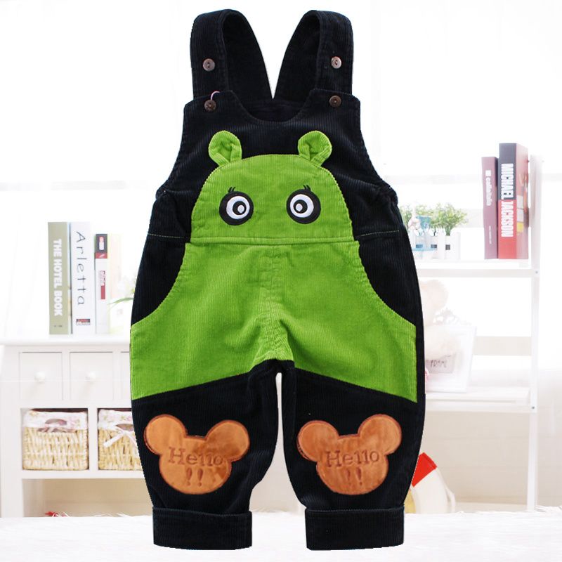 Men's and women's baby strap pants, children's cover pants, loose cotton pants, baby Siamese pants, pure cotton, crotch opening, autumn and winter