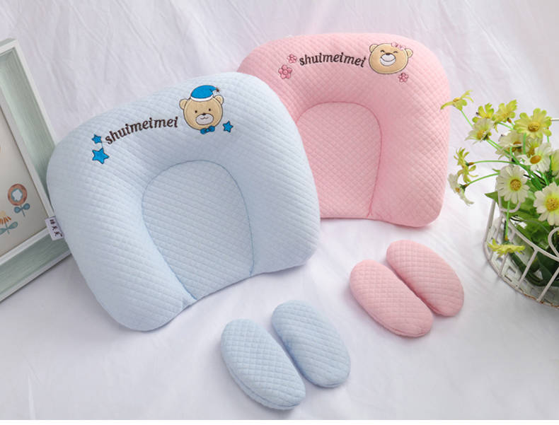 婴儿枕头0-1岁防偏头定型枕新生儿3-6个月宝宝头型矫正纠正偏头