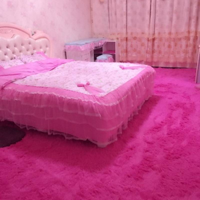 简约卧室加厚床边地毯客厅榻榻米满铺地毯茶几垫飘窗地毯