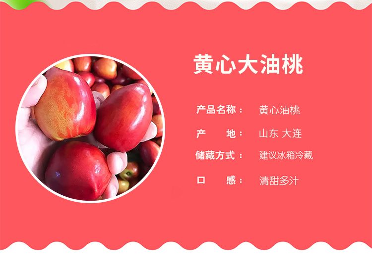 【48小时速发黄心油桃3斤】新鲜油桃应季时令水果非山东陕西水蜜桃桃子