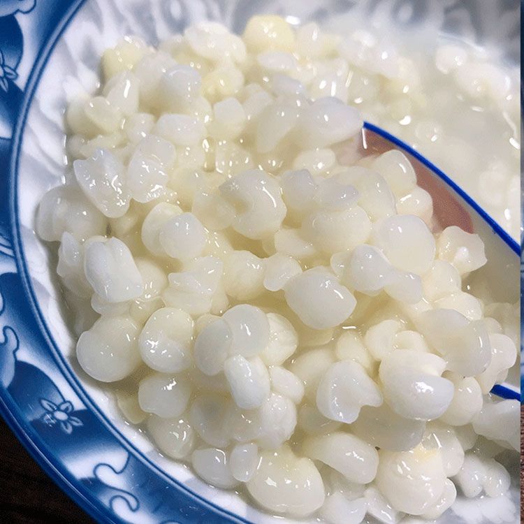 广西忻城珍珠糯玉米头白玉米糁白玉米粒渣头玉米粥苞谷米玉米碎