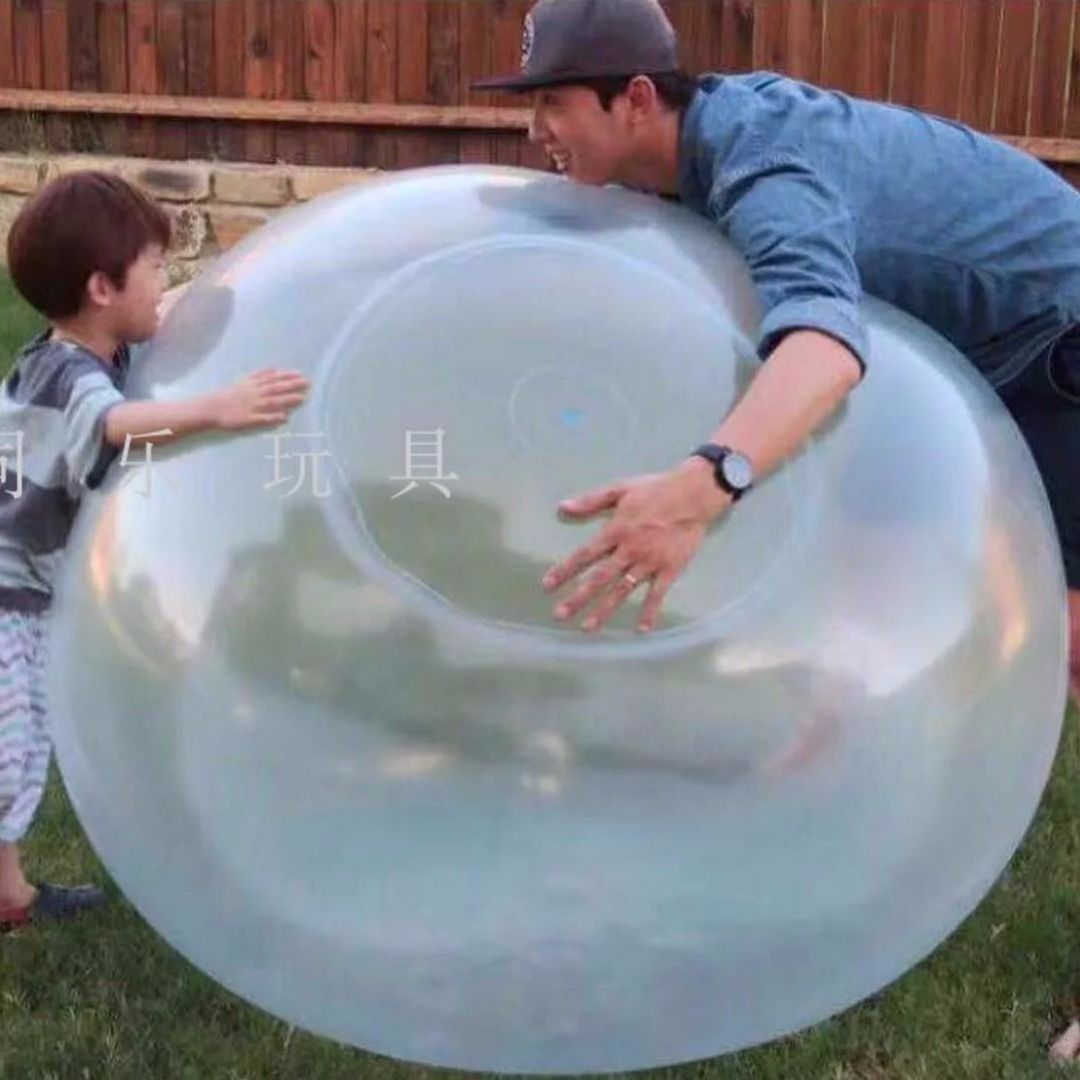 wubble bubble ball超大充气球玩具软胶弹力球环保拍拍球儿童玩具