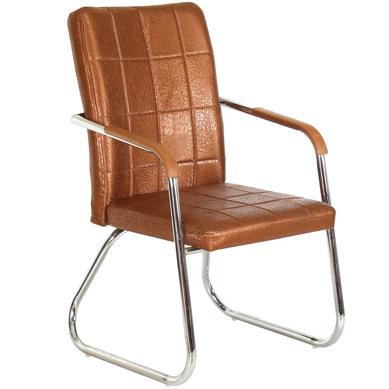 办公椅简易弓形皮革会议职员椅学生宿舍椅靠背椅家用舒适久坐