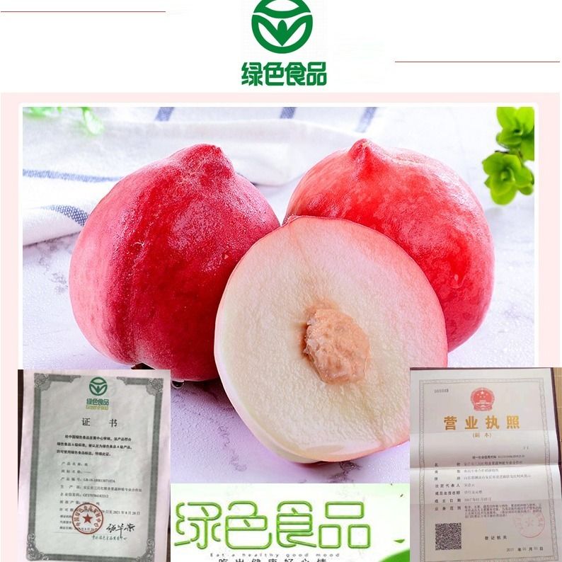 【现摘现发】金秋红蜜桃水蜜桃脆桃金秋红原生态桃子冬桃毛桃批发