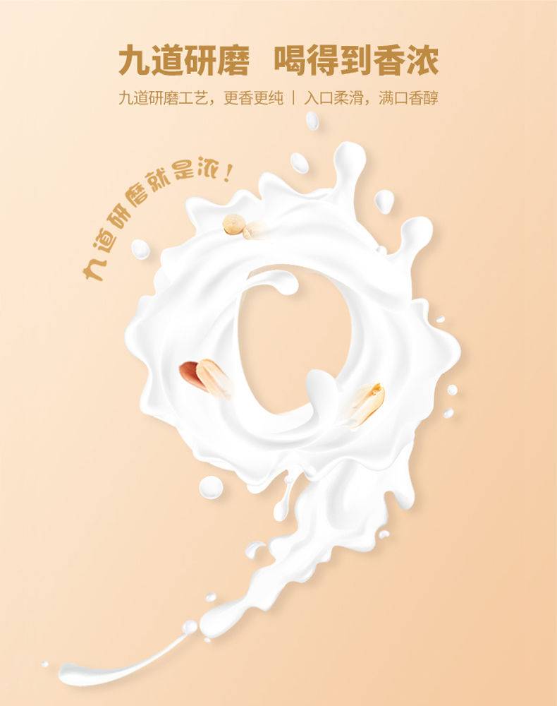 盼盼花生牛奶特浓加钙型250mlX6瓶营养早餐奶蛋白饮品饮料礼品