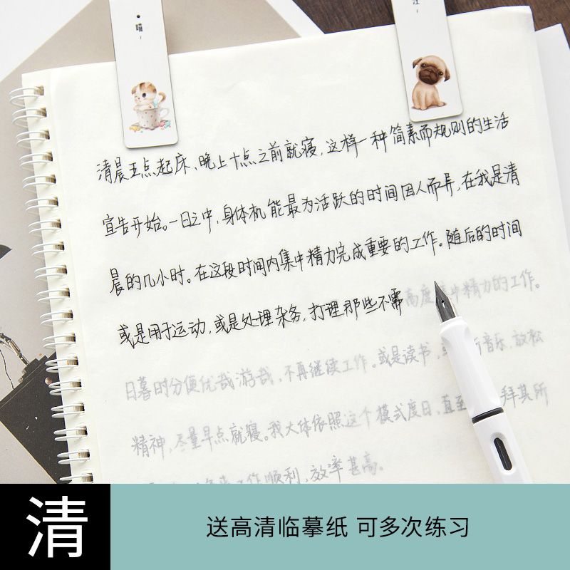 【拍1赠5】字帖女生小清新奶酪陷阱成人字帖楷书高中生临摹练字贴