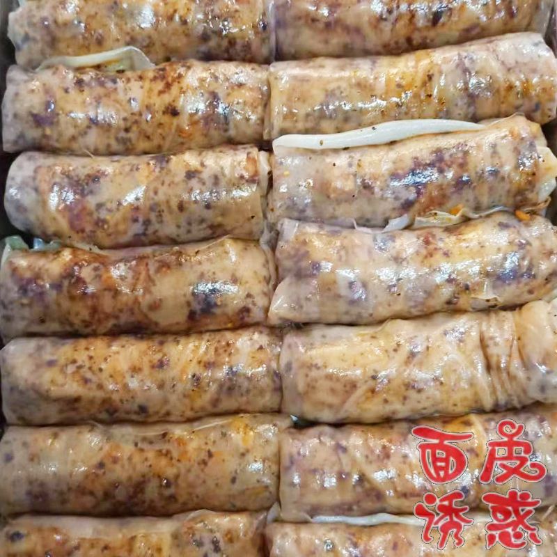 面皮凉皮速食淮北宿州萧县卷面皮真空包装面皮凉拌面皮顺丰包邮