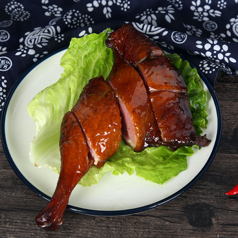 烟熏腊鸭腿成年鸭1斤5斤湖南特产腊肉味板鸭湘菜食材非风干鸭边腿