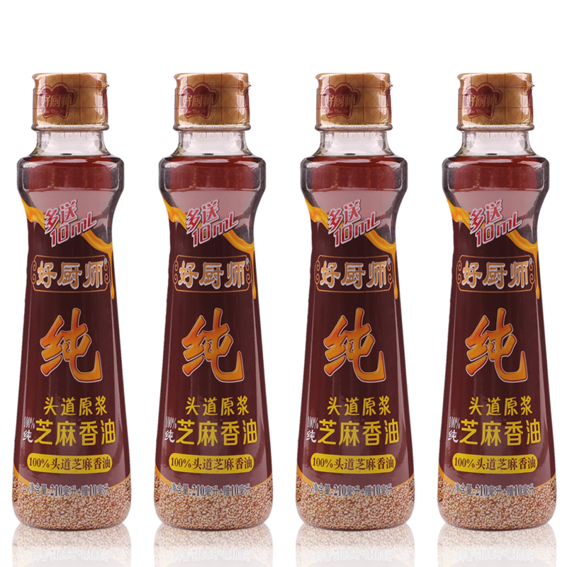 【好厨师】正宗香油芝麻油纯正天然河南香麻油凉拌家用食用油小瓶