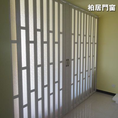 曼创铝合金折叠门小折叠门客厅隔断隐形门定做商铺推拉移动厨房门