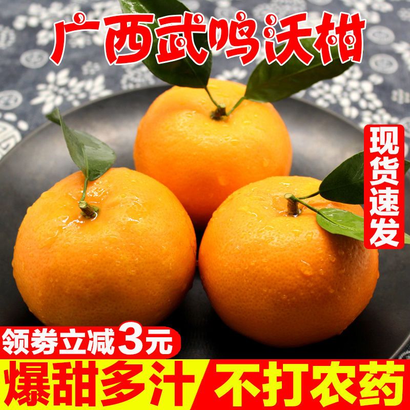 【精品】广西武鸣沃柑贵妃柑新鲜水果桔子柑橘薄皮橘子2/3/5/10斤