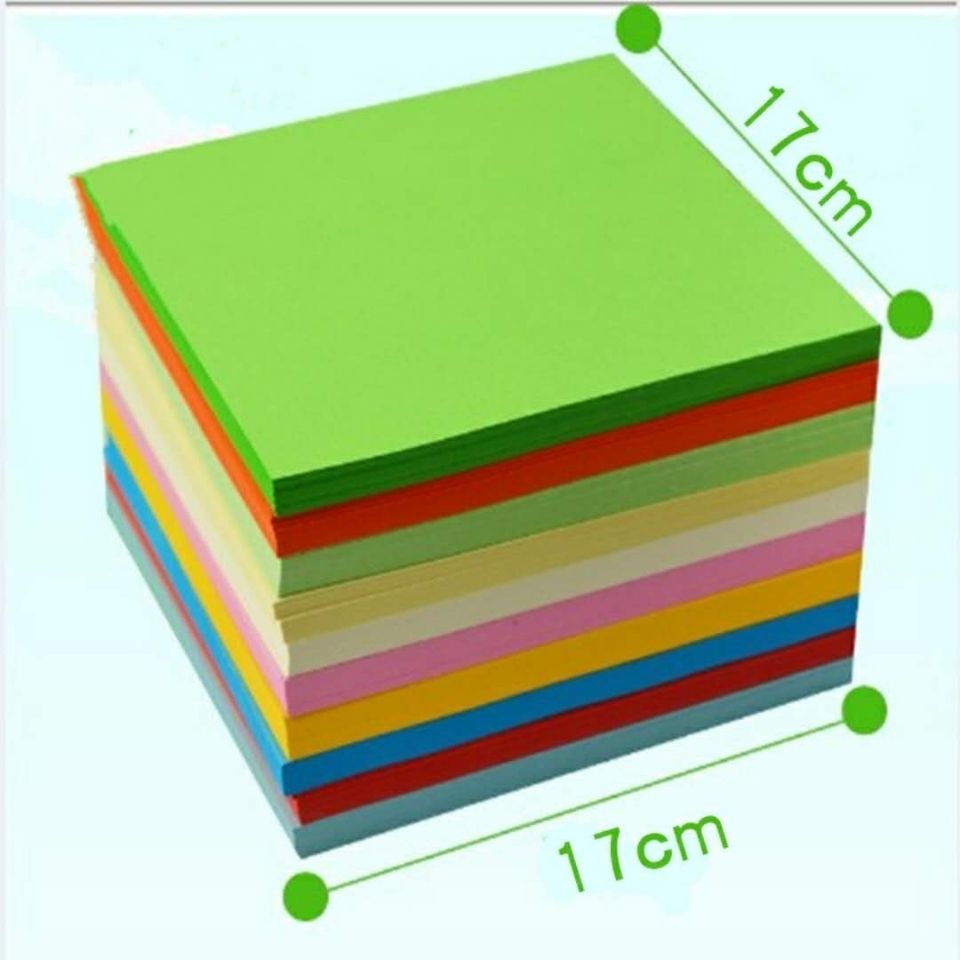 儿童手工折纸彩纸a4彩色打印纸a4彩色手工彩纸小学生折纸制作材料