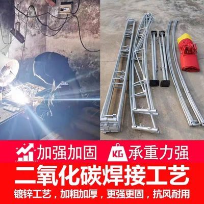 爆款喜棚农村流动红白喜事帐篷推拉蓬婚庆酒席大排档停车户外酒棚【3