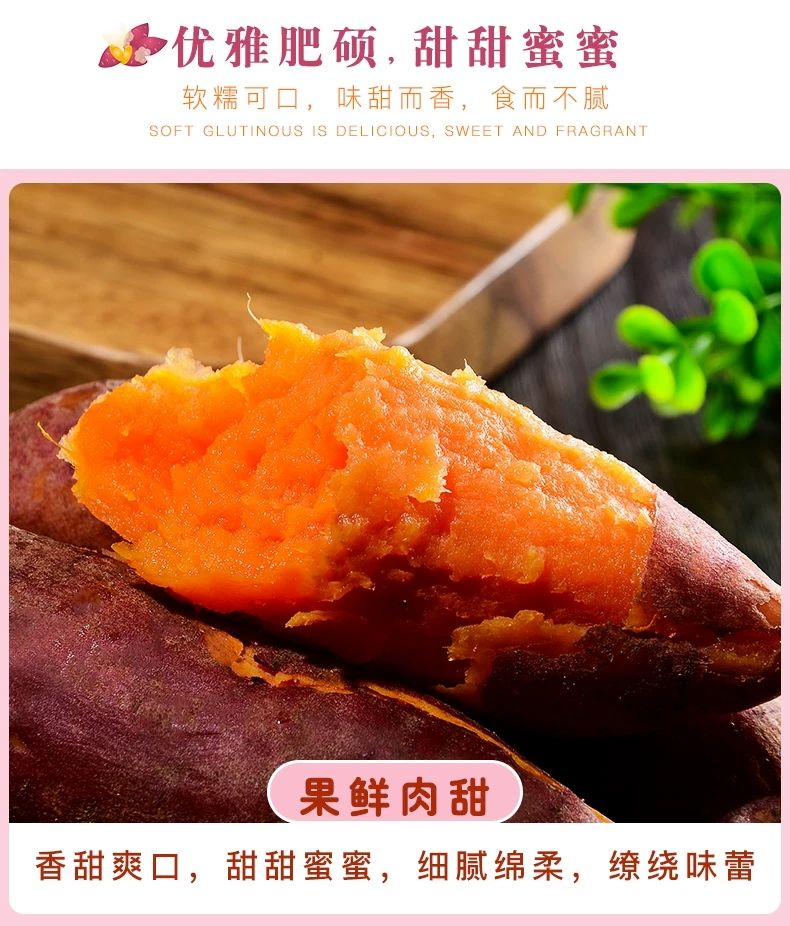 【带箱9.4-10斤29.9】红薯新鲜10斤整箱地瓜蔬菜类 新鲜蔬菜紫薯红苕蜜薯番薯甜薯