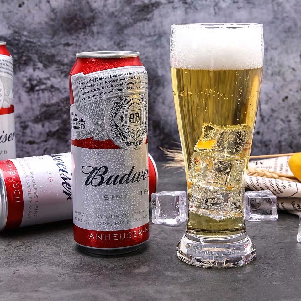 budweiser百威啤酒经典醇正500ml*9听500ml*18听百威小麦醇正啤酒