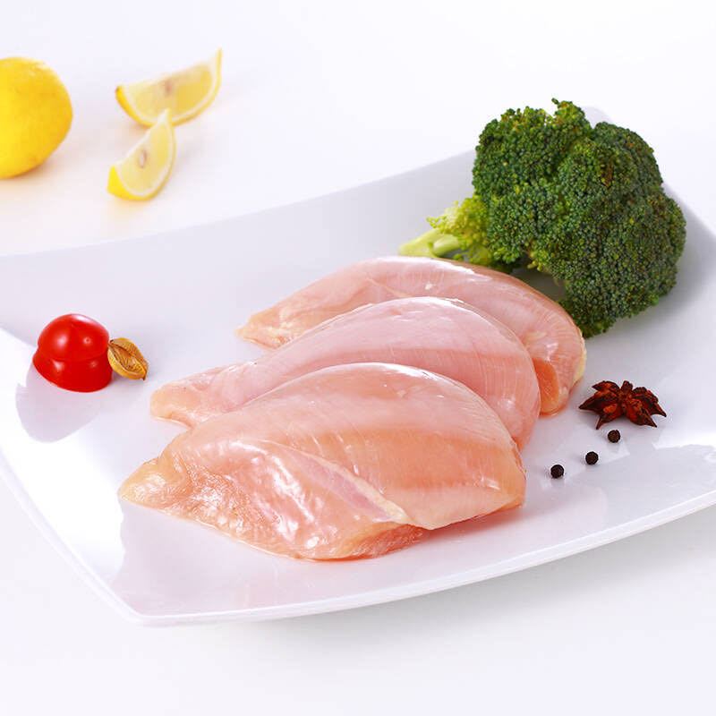 六和冷冻鸡胸肉20斤冷冻新鲜鸡胸肉健身生肌鸡胸鸡脯肉单冻鸡大胸