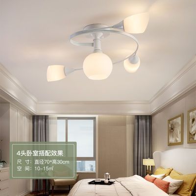 吊灯客厅卧室led圆形饰欧式现代简约水晶灯套餐厅组合灯具吸顶灯