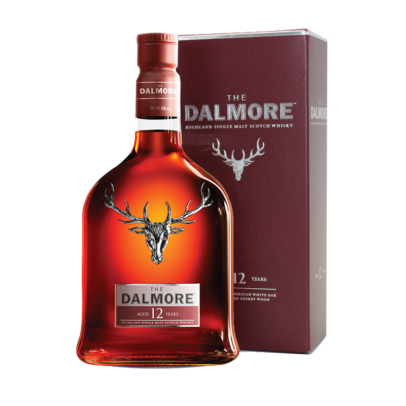 【正品行货】苏格兰进口 dalmore/大摩12年威士忌700ml单瓶装