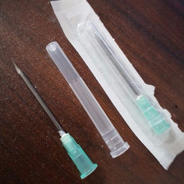 包邮三棱针一次性粉刺针放血拔罐挑痘刺络刺血独立包装