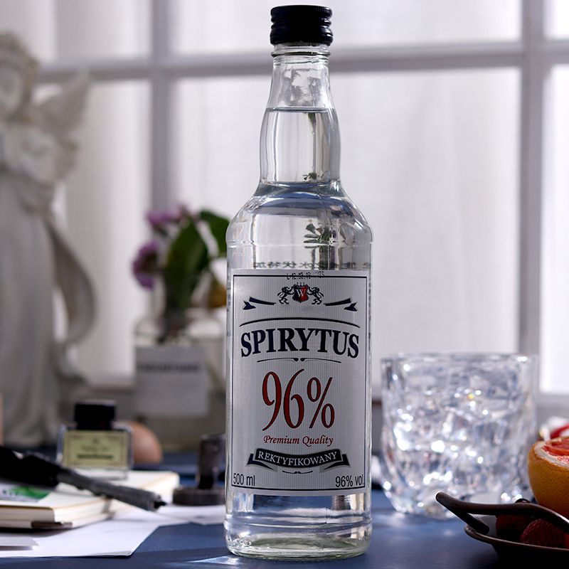 俄罗斯生命之水伏特加96度高度烈酒波兰进口伏特加500ml1瓶包邮