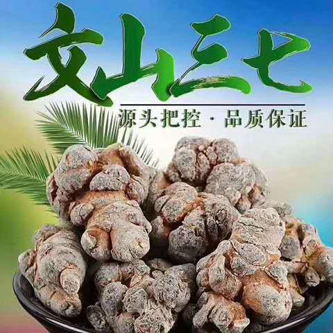 云南文山春三七特级非野生20头天然超细田七粉正品