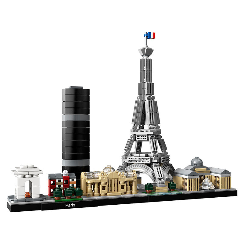lego乐高建筑系列法国巴黎天际线21044小颗粒积木玩具