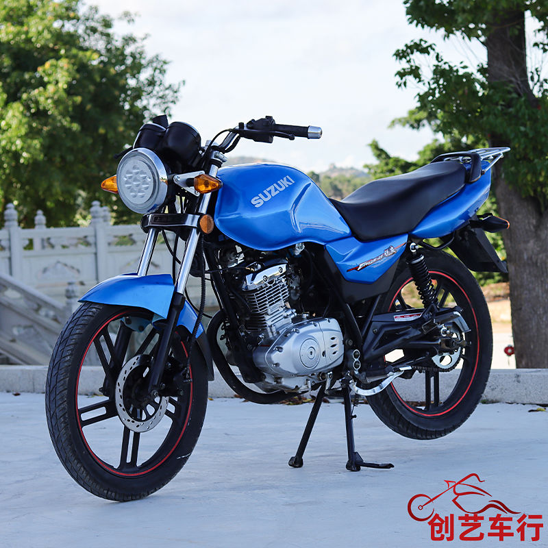国产街车蓝宝石125cc机车150cc男士跨骑式越野小太子摩托车整车