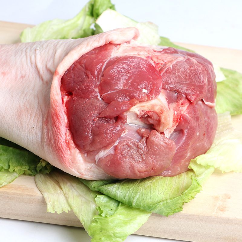 肘子生鲜 冷冻农家散养新鲜土猪肉土猪前腿肉前肘 现杀约2.5斤